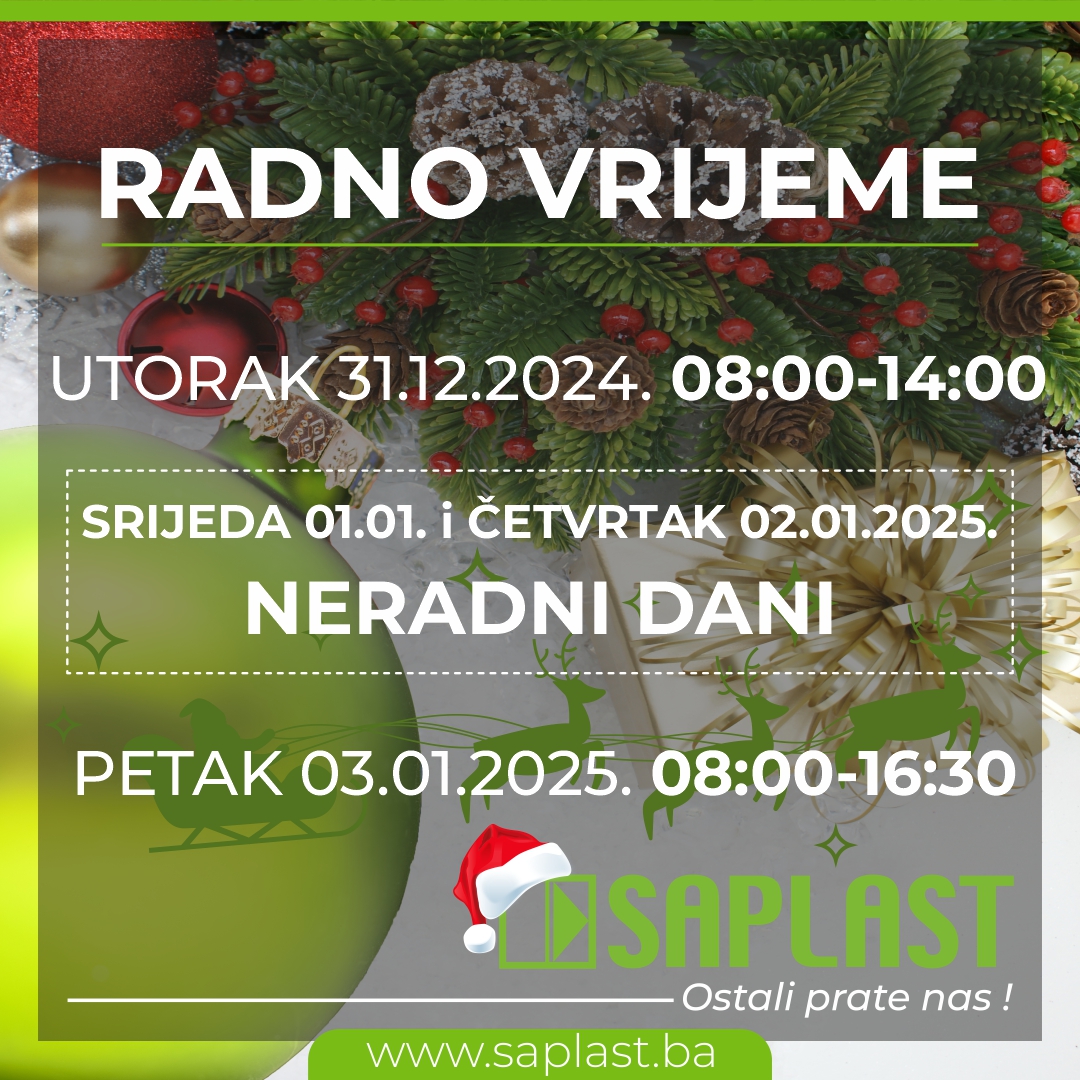 Izmjena radnog vremena izložbenog salona tokom praznika